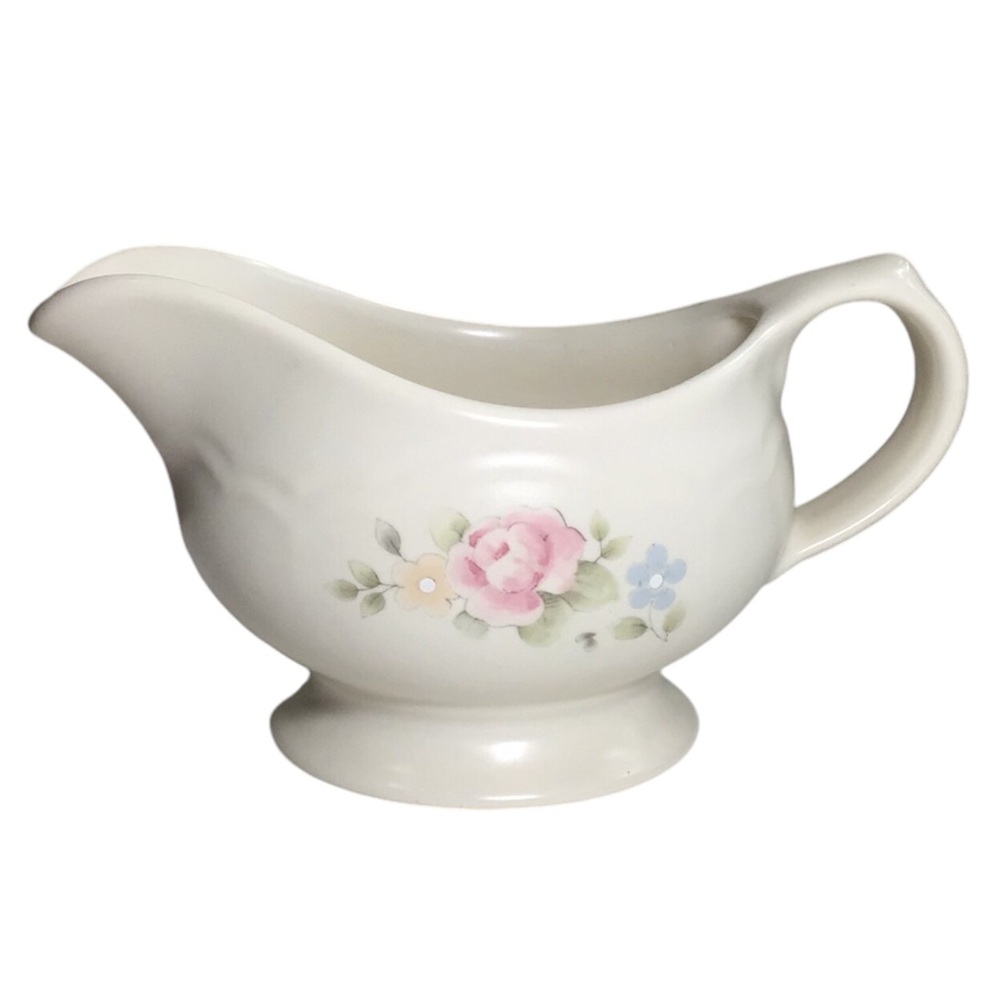 Pfaltzgraff Tea Rose Gravy Boat Stoneware